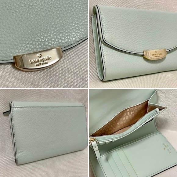 Kate Spade ♠️ “Darcy” Flap Backpack & “Callie” Mulberry Street Leather Wallet - Picture 12 of 16